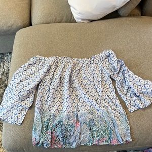 Lilly Pulitzer off the shoulder top size XL